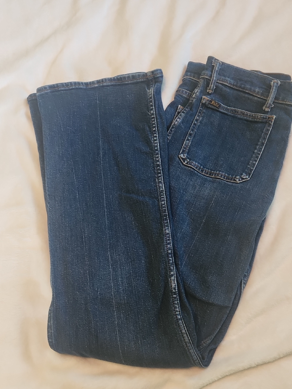 POLO Ralph Lauren Women's Dark Blue Boot Cut Jeans